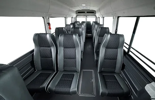 Tempo Traveller (12 seater), seats