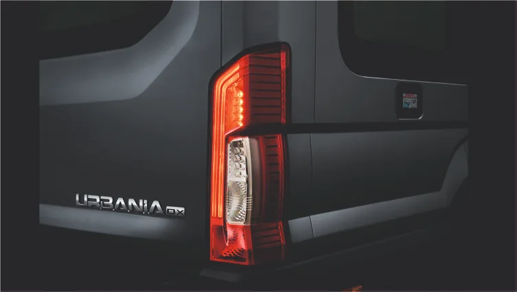 Force Urbania 16 Seater, rear light
